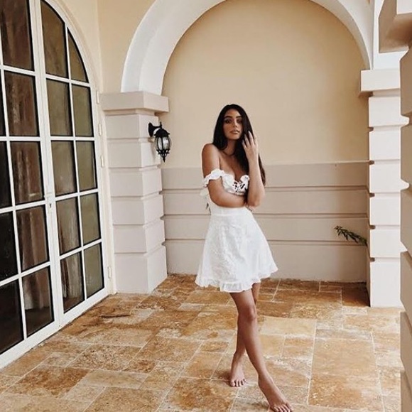 🕊🌸The Eyelet Anglaise Mini Dress🌸🕊 - Picture 3 of 8